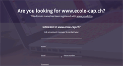 Desktop Screenshot of ecole-cap.ch